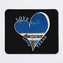 Love Austin Texas Mouse Pad