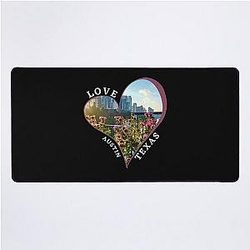 Love Austin Texas Desk Mat