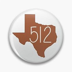 Austin Texas 512 Pin