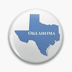 Oklahoma Funny Pin