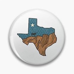 Vintage Texas State Longhorn Pin