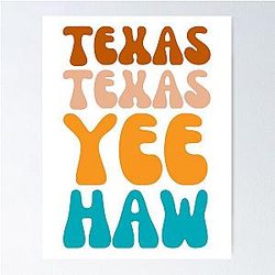 Texas (Sunshine) Poster