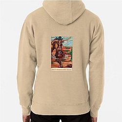 Ireland Happy Moose Madness, Don't Moose with Texas  Pullover Hoodie