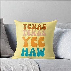 Texas (Sunshine) Throw Pillow