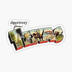 Greetings from Texas Sticker