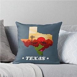 Throw Pillow for the State of Texas