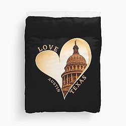 Love Austin Texas Duvet Cover