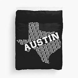 Austin Texas Duvet Cover