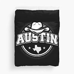 Austin Texas Duvet Cover