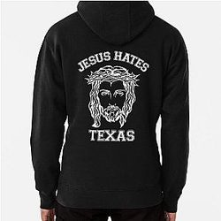 Jesus Hates Texas Hoodie