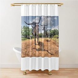 Texas Longhorns Shower Curtain