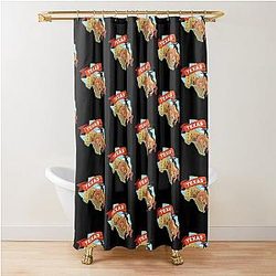 Pure Texan, Marfa, Texas, Luckenbach, Brownsville, Shower Curtain