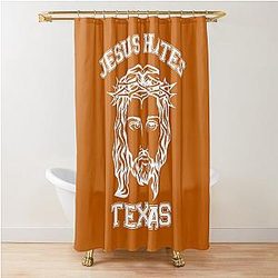 Jesus Hates Texas Shower Curtain