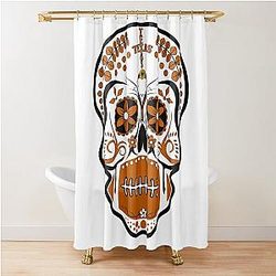 Texas Muerte Shower Curtain