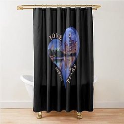 Love Austin Texas Shower Curtain