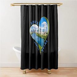 Love Austin Texas Shower Curtain