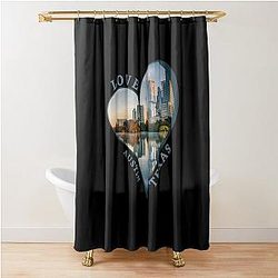 Love Austin Texas Shower Curtain