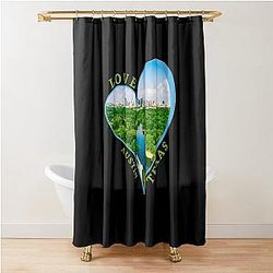 Love Austin Texas Shower Curtain