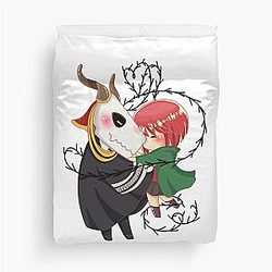 Retro Vintage The Ancient Magus Bride Elias And Chise Music Duvet Cover