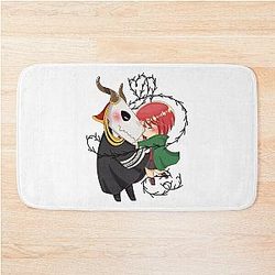 Retro Vintage 
The Ancient Magus Bride 
Elias 
And 
Chise The Music Vintage Bath Mat