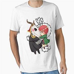Retro The Ancient Magus Bride Elias And Chise Music Essential T-Shirt