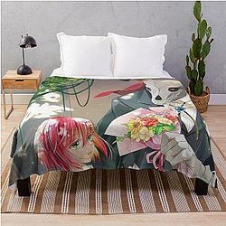 Elias Ainsworth The Ancient Magus Bride artwork for throw blanket