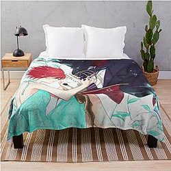 Elias Ainsworth The Ancient Magus Bride Throw Blanket