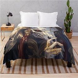 Elias Ainsworth The Ancient Magus Bride Forest Dark Fantasy Throw Blanket