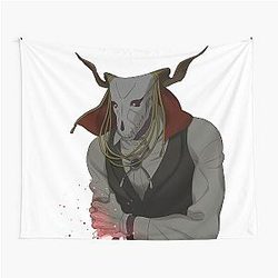 Elias Ainsworth The Ancient Magus Bride Drawing Fan Tapestry