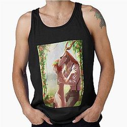 Elias Ainsworth the Ancient Magus Bride Design Fan Tank Top