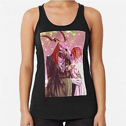 Elias Ainsworth The Ancient Magus Bride Artwork For Racerback Tank Top