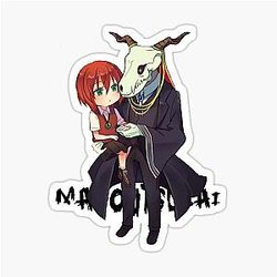 Mahoutsukai no Yome - The Ancient Magus Bride  Chise and Elias Ainsworth Fanart Sticker