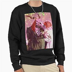 Elias Ainsworth The Ancient Magus Bride Artwork for Otaku Pullover Sweatshirt