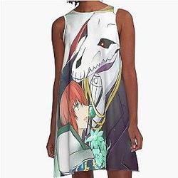 Elias Ainsworth The Ancient Magus Bride Drawing For Otaku A Line Dress