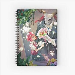 Elias Ainsworth The Ancient Magus Bride Artwork for Otaku Spiral Notebook