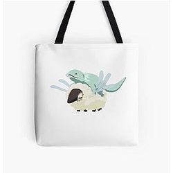 The Ancient Magus' Bride Axolotl and Sheep Tote Bag
