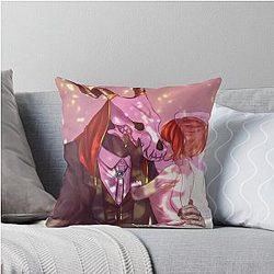 Elias Ainsworth The Ancient Magus Bride Artwork For Otakus Throw Pillow