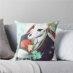 Elias Ainsworth The Ancient Magus Bride Drawing Throw Pillow