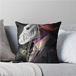 Elias Ainsworth The Ancient Magus Bride Throw Pillow