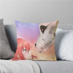 Elias Ainsworth The Ancient Magus Bride Fine Art Anime Throw Pillow