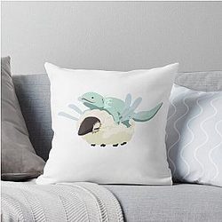 The Ancient Magus Bride and Sheep Throw Pillow
