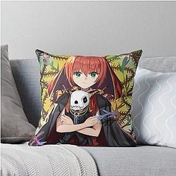 Elias Ainsworth the Ancient Magus Bride Fine Art Anime Throw Pillow