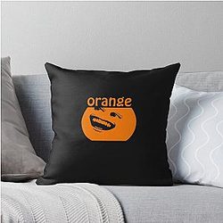 The Annoying Orange Essential T-Shirt Throw Pillow