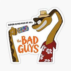 The Bad Guys Mr. Snake sticker