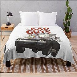 The Bad Guys Group Getaway Throw Blanket