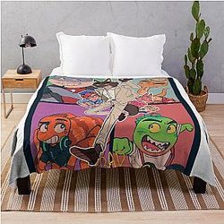 The Bad Guys Movie Throw Blanket