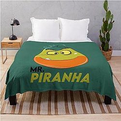 Mr. Piranha The Bad Guys Throw Blanket