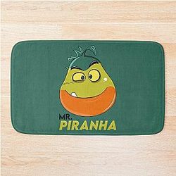 Mr. Piranha The Bad Guy Bath Mat