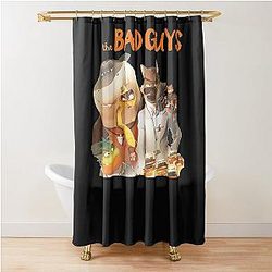 The Bad Guys 2022 Movie Shower Curtain
