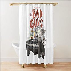 The Bad Guys Group Getaway Vehicle Shower Curtain